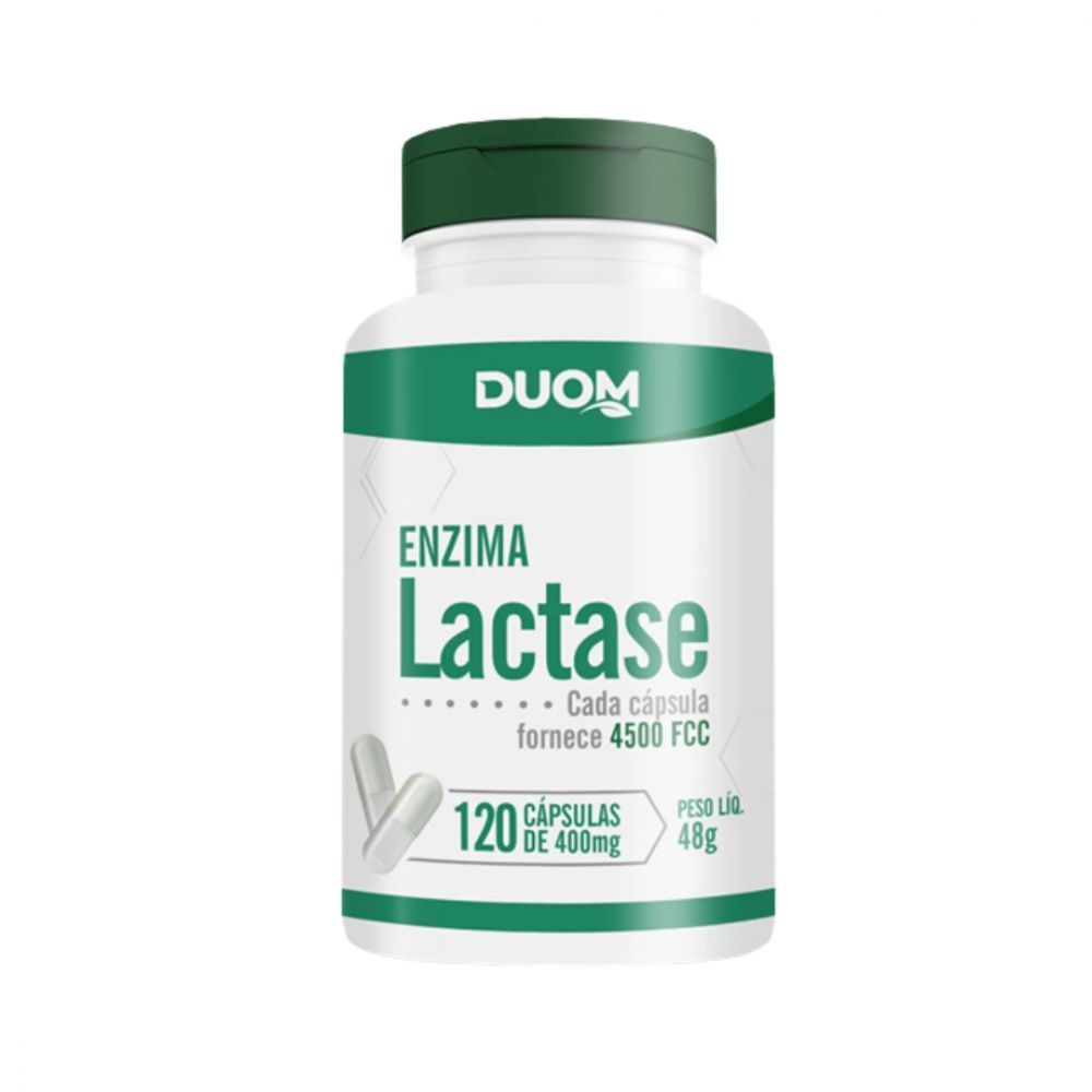 Enzima Lactase 120 Comprimidos Duom