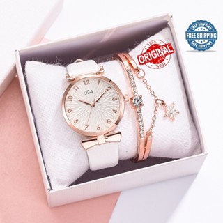 [Relógio + Pulseira] Relógio Feminino Nova Moda Tendência Minimalista Kit De Relógios Presente Para Senhoras