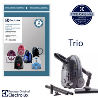Kit 3 Sacos Aspirador de Pó Electrolux Original - Trio (SBEON) em Oferta na Shopee