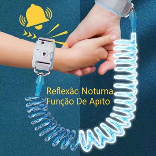 Pulseira Guia Infantil Protetor De Cinto De Segurança infantil Bebê Anti-Perda Para Crianças Função De Cinto Refletivo 1,5m 2m De Segurança Apito Produtos Exteriores Infantis em Oferta na Shopee