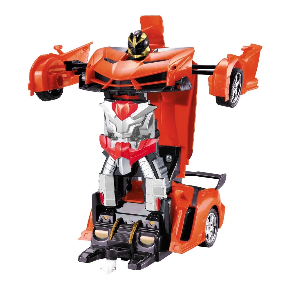 Carrinho Transformável Controle Remoto Megaformers Auto Mercury Laranja Multikids - BR1650