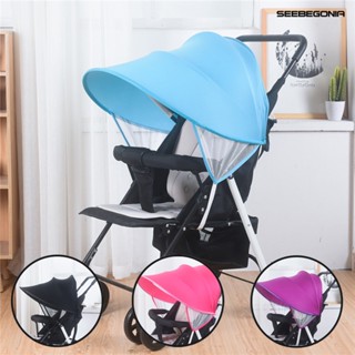 Sbg _ Carrinho De Passeio Para Bebês Guarda-Sol À Prova De Vento Capa De