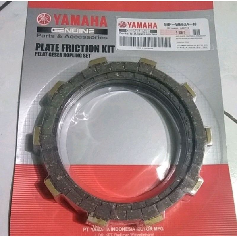 Conjunto De Lona Com Forro De Placa De Embreagem 5BP Escorpião z byson