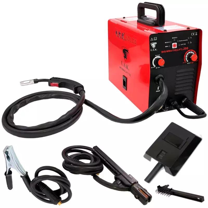 Máquina de Solda Multiprocesso MIG, MMA e TIG LIFT-200 220V USK em Oferta na Shopee