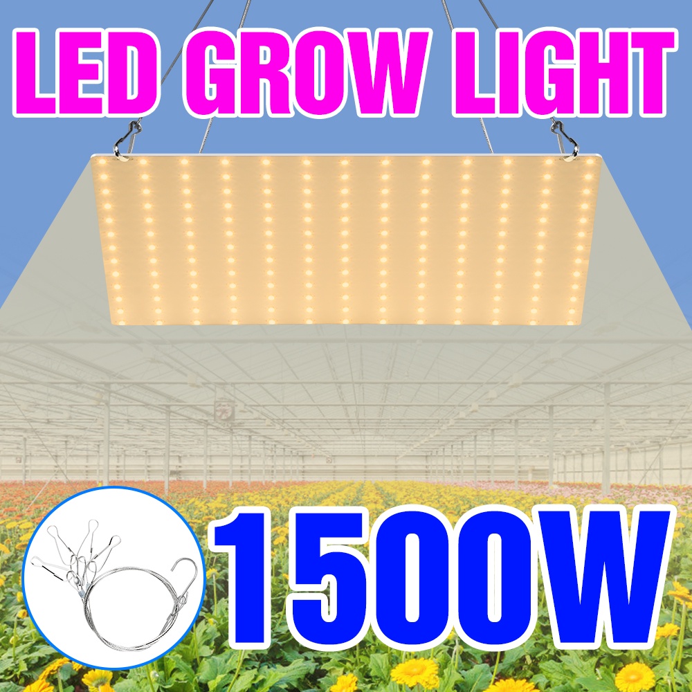 220V Led Grow Light Spectrum Completo 1500W 1000W Lâmpada Quântica De Planta Adequada Para Todas As Plantas , Crescimento Acelerador
