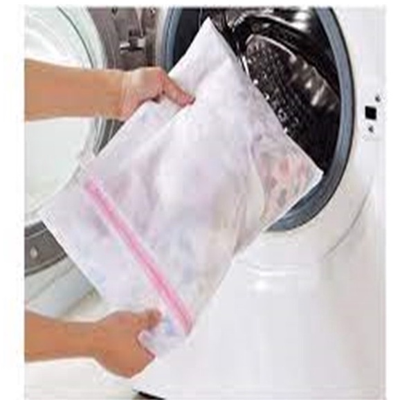 Kit 3 Sacos Lavar Roupa Intima Lingerie Delicada Com Zíper