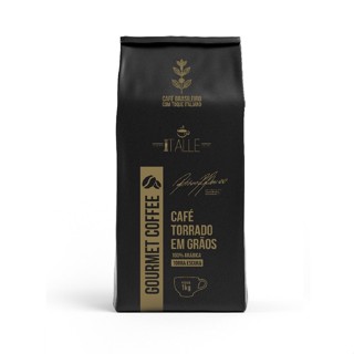 Café Torrado Arábica Em Grãos 1kg Gourmet / Cafe Italle