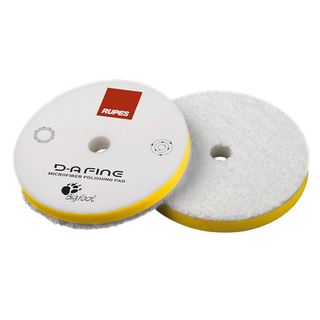 Boina de Refino de Microfibra D-A FINE 5 polegadas Rupes