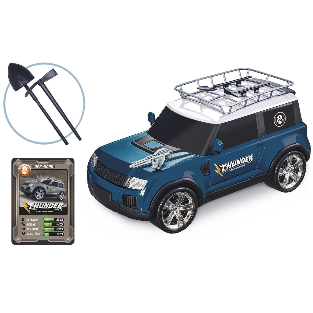 Carro Militar Patrulha Thunder Jeep Blindado Brinquedo - Usual