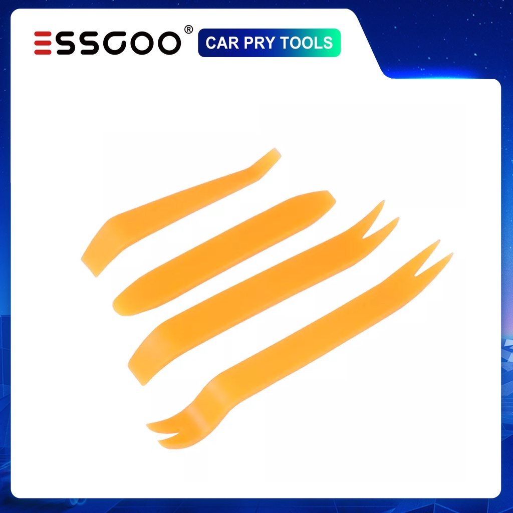 ESSGOO 4 Peças Ferramentas De Porta De Carro/Rádio De Áudio/Instrumento De Alavanca Para Remoção De Installação - Automobiles