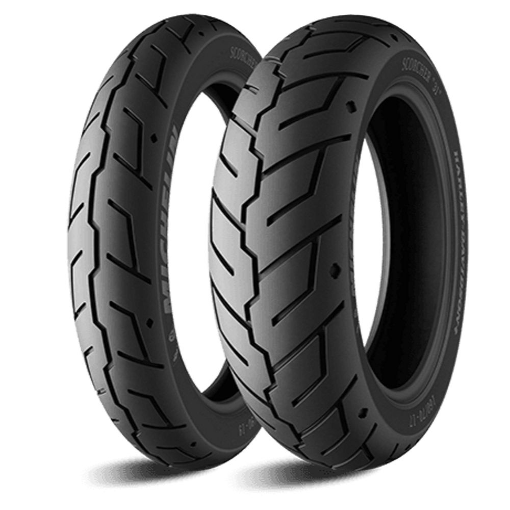 Par Pneu Moto Michelin SCORCHER 31 130/90 B16 + 180/65 B16 Original Harley Davidson Road King Police Indian Chief