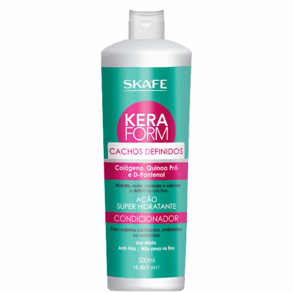 Condicionador KeraForm Cachos Definidos 500ml - Skafe em Oferta na Shopee