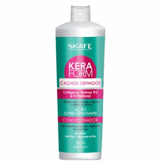 Condicionador KeraForm Cachos Definidos 500ml - Skafe em Oferta na Shopee