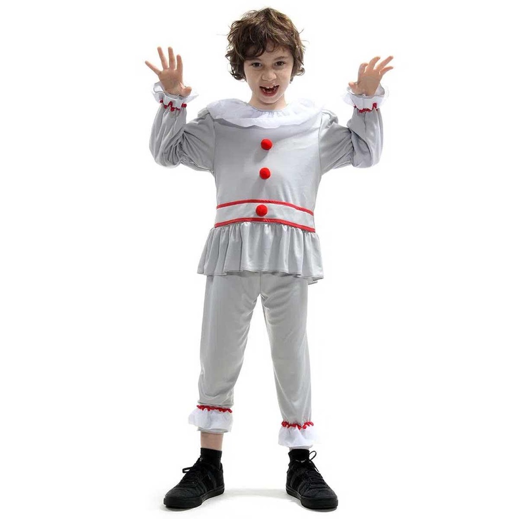 Fantasia Palhaço It a Coisa Infantil Masculino de Halloween em Oferta na Shopee
