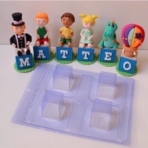 Forma De Acetato Especial Novo Cubo Cake