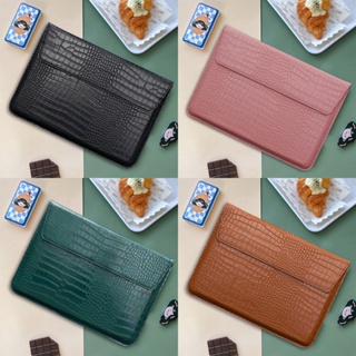 Bolsa Para Laptop De Couro artificial Flexível Com Suporte/De Mão Impermeável Macbook air pro 11/13/14/15/16 Polegadas em Oferta na Shopee