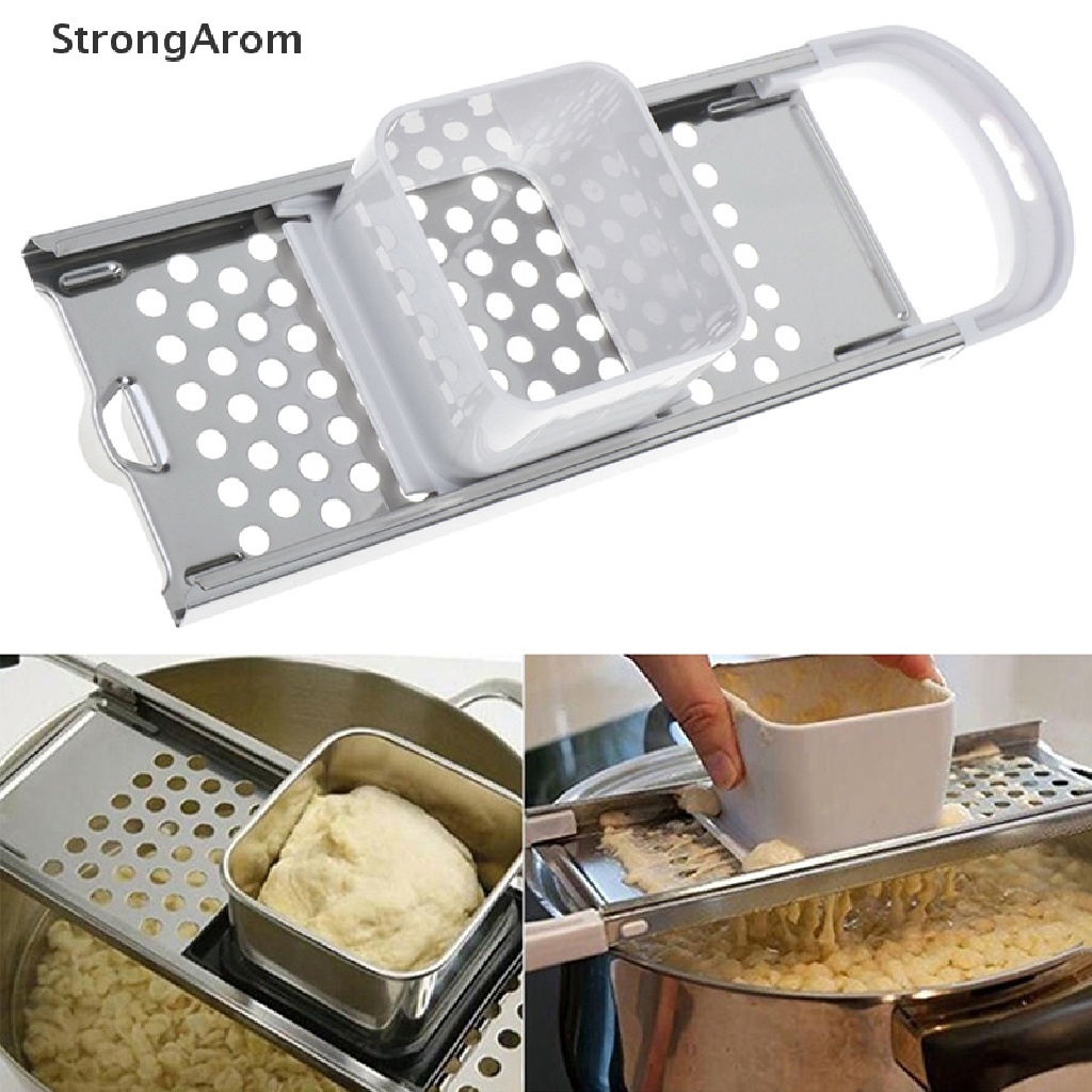 Máquina De Massa StrongArom Manual De Macarrão Spaetzle Maker Lâminas De Aço Inoxidável BR