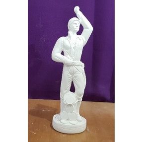 ESTATUA IMAGEM CIGANO EM GESSO CRU 29 CM