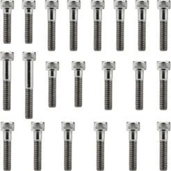 Kit parafusos inox tampa motor lateral esquerda+direita CG125 Fan Titan Cargo KS 2000 a 2008