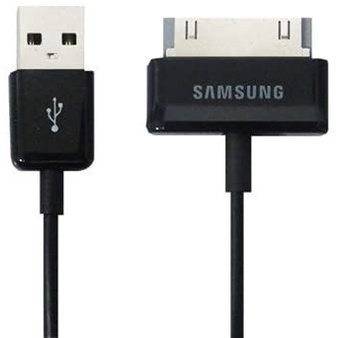 Cabo Carregador e Dados Usb Tablet Samsung P3110 P1000 P3100 1 Metro