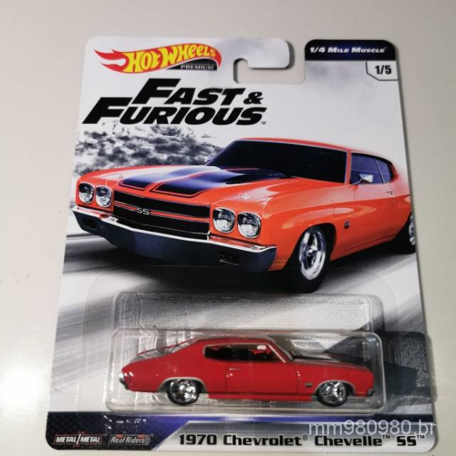 Hot Wheels Rodas Quentes Chevrolet Chevelle Ss Vermelho Chevy R Pido E