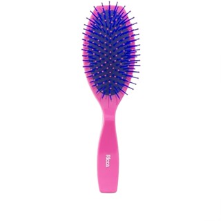 Escova de Cabelo Ricca Desembaraçadora Rosa Pink