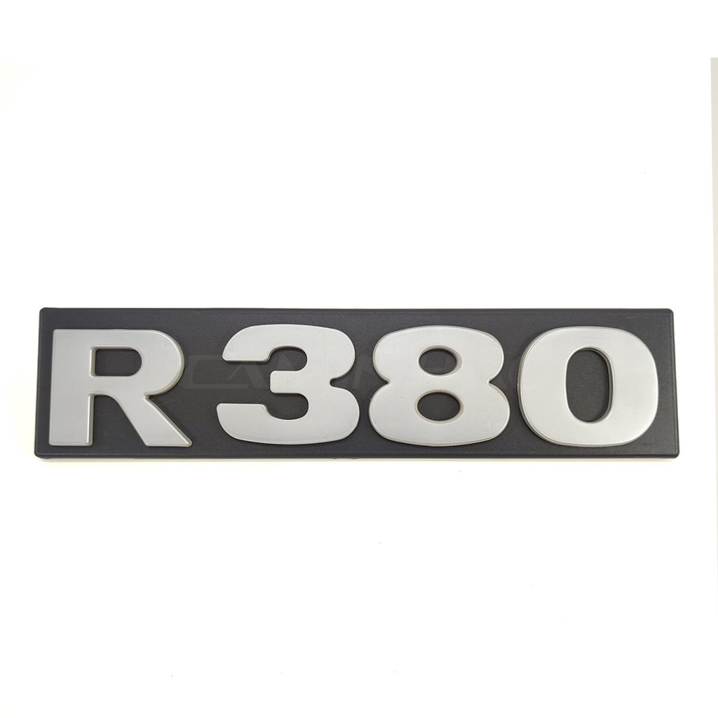 Emblema Letreiro Modelo Potência Scania R380 (1724045) em Oferta na Shopee