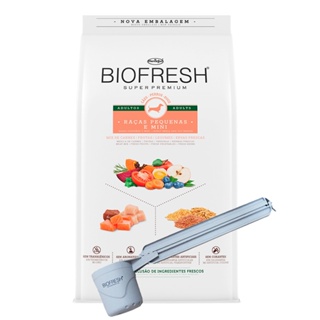 Ração Biofresh Cães Adultos Raças Pequenas e Mini 3Kg + Vedaclick em Oferta na Shopee