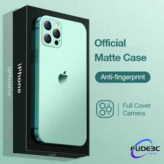 Sanptoch Galvanizada Matte Case Para iPhone 11/12 Pro Max Borda Reta Quadrado Fino Macio TPU Caso À Prova De Choque 12 Mini Câmera Completo