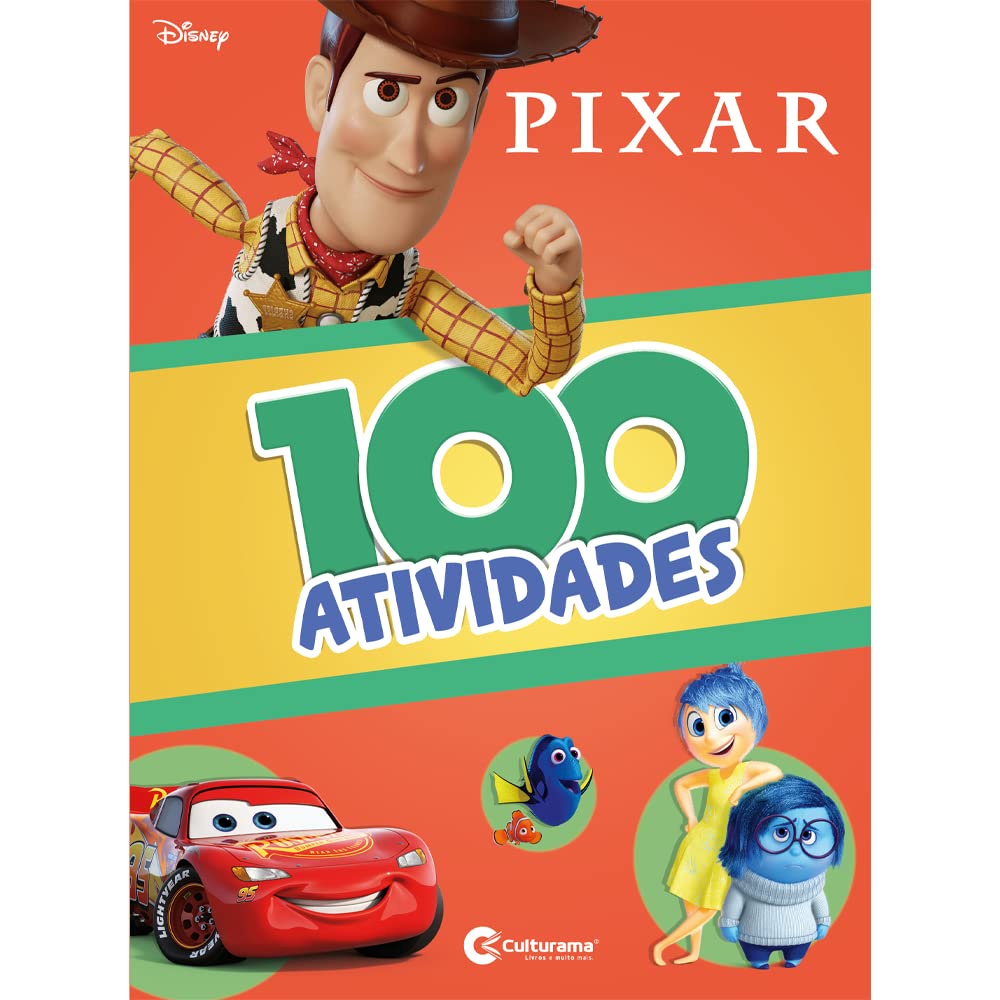 100 ATIVIDADES PIXAR MENINO DISNEY em Oferta na Shopee