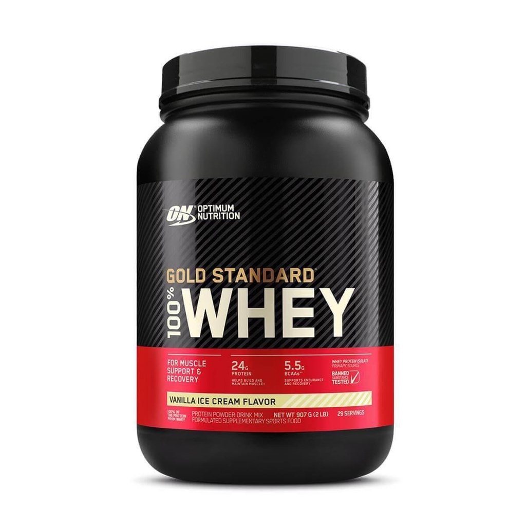100% Whey Gold Standard Pote 2lbs 907g - Optimum Nutrition