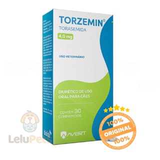 Torzemin 4mg Avert 30 Comp Diurético Para Cachorro em Oferta na Shopee