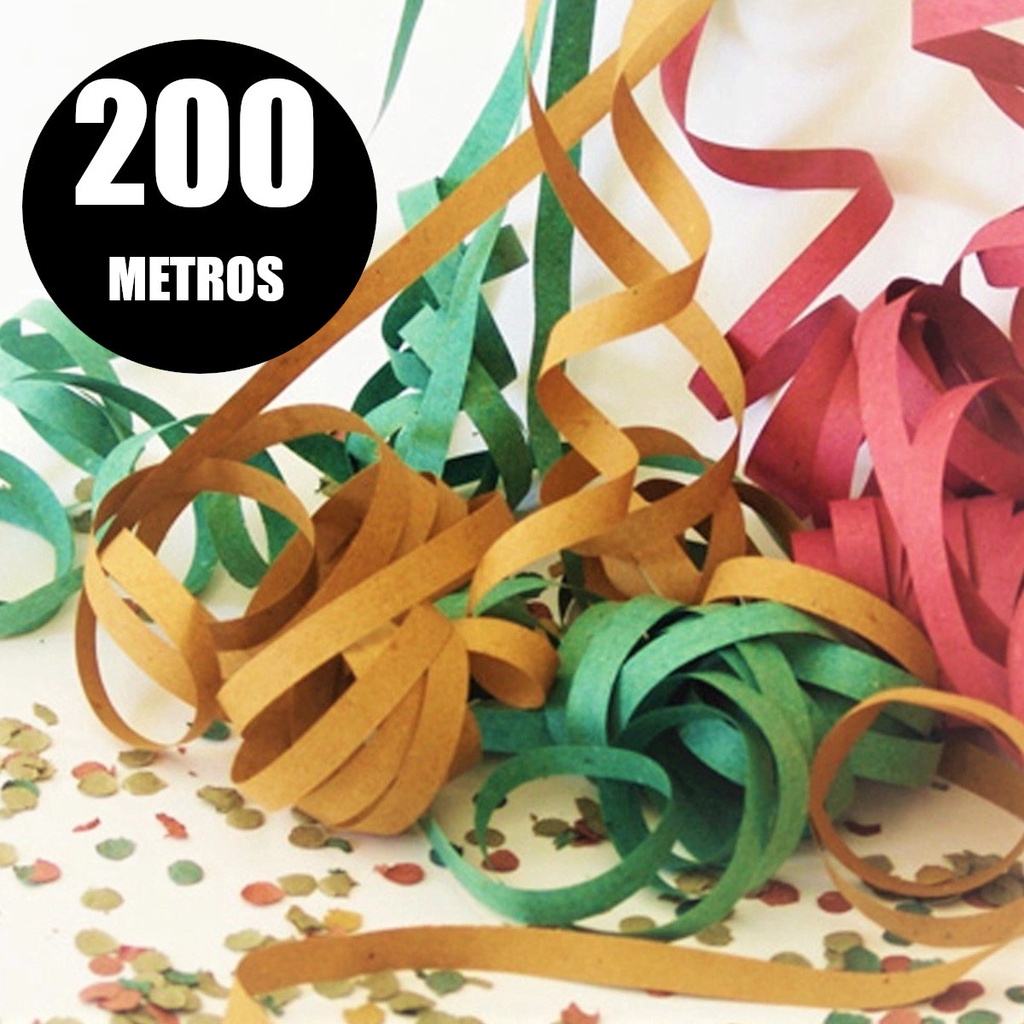 ROLO SERPENTINAS CARNAVAL COLORIDO FESTA  FITA PAPEL PROMOÇÃO  1 P:ACOTE COM 20 ROLOS. OFERTA