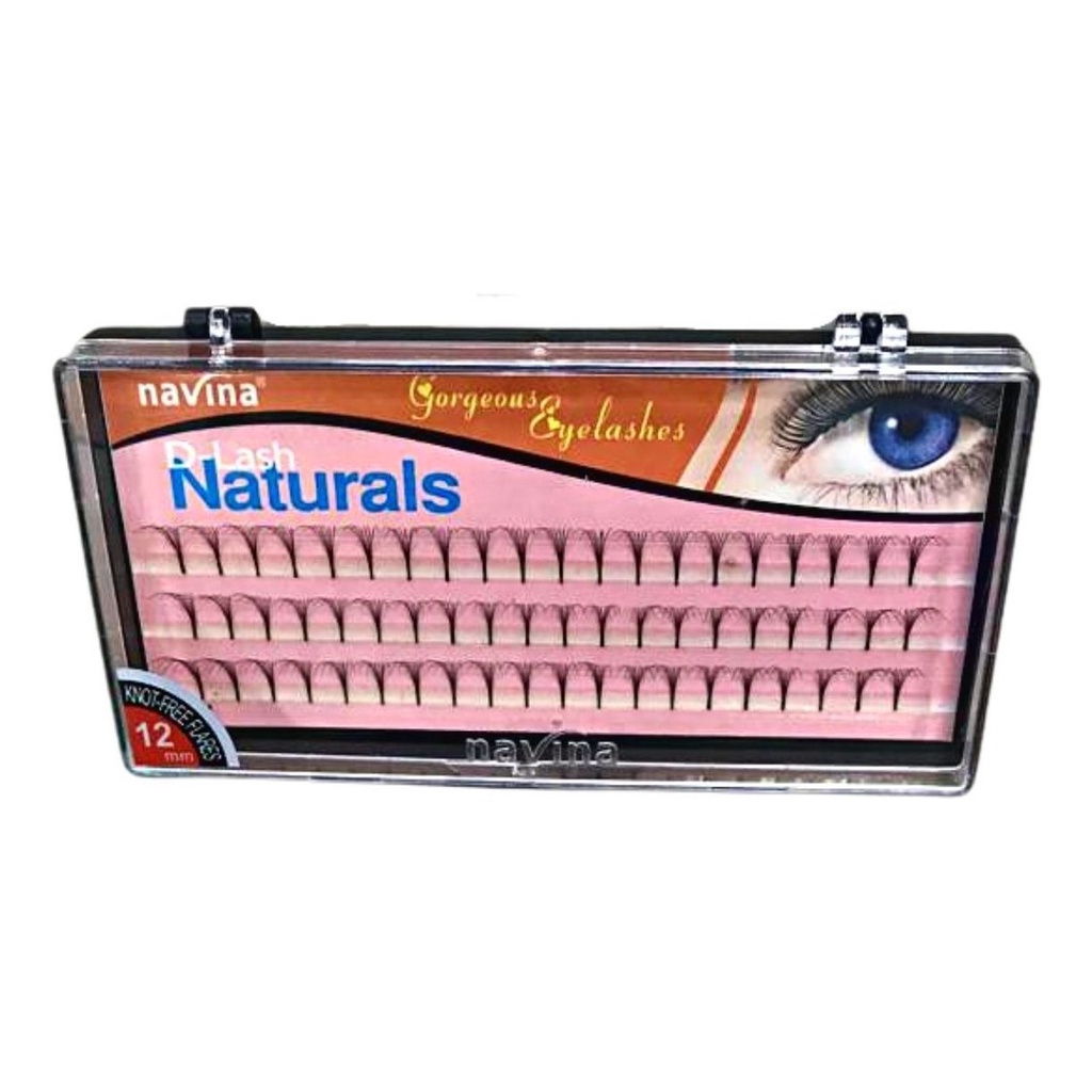 CÍLIOS TUFO NAVINA TUFINHO ALONGAMENTO 6 FIOS 12MM VOLUME RUSSO,  cílios tufinho naturais extensão dos cílios postiços, volume de Cílios tufinho Natural individuais, Cilios de alta qualidade, macio, sedoso e brilhante Pode ser removido com removedor