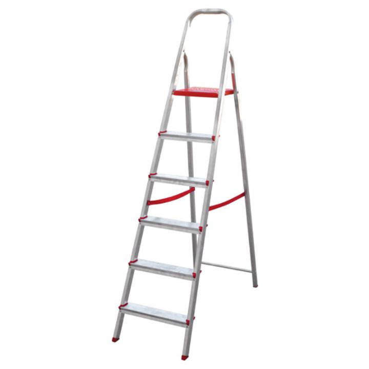 Escada de Alumínio Doméstica 6 Degraus BOTAFOGO em Oferta na Shopee