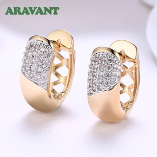 925 Prata 18K Ouro 19MM Pequenos Brincos De Círculo Redondo Para Jóias De Moda Feminina