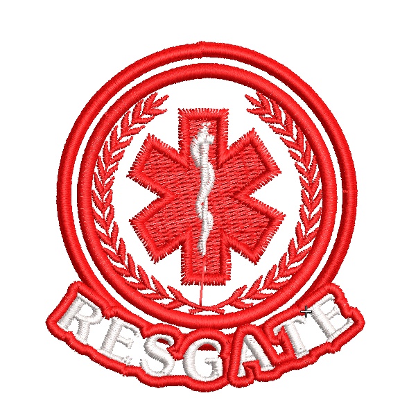 Patch Bordado Resgate