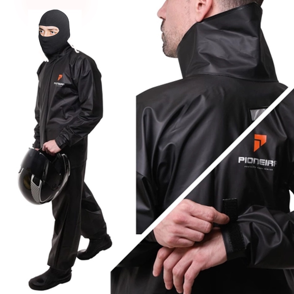 Capa Chuva Kit Completo Impermeável Masculino