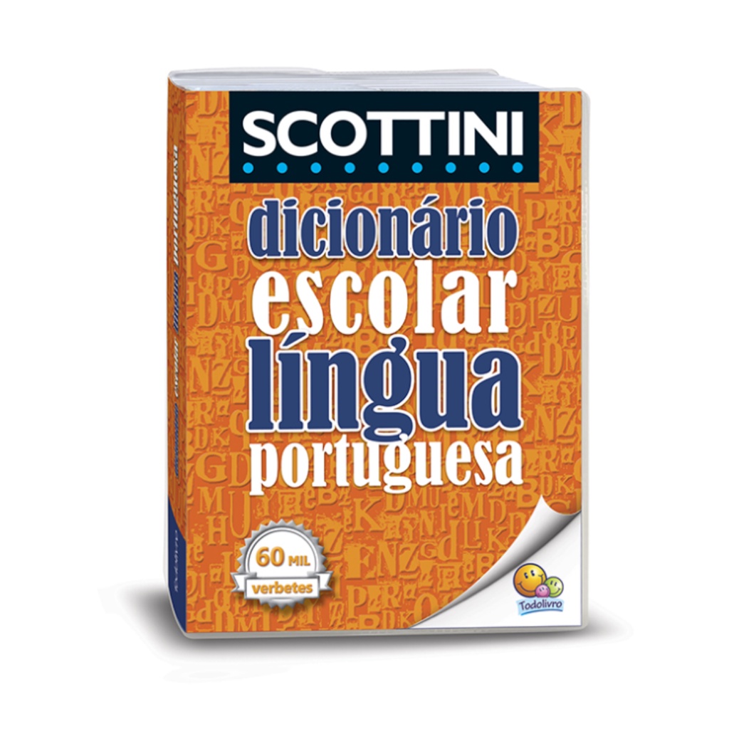 Dicionário Língua Portuguesa 848 Páginas Scottini 60 mil verbetes em Oferta na Shopee