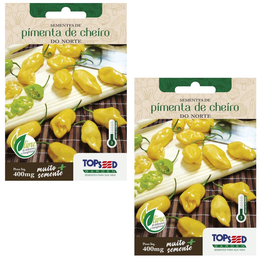 2X Sementes de Pimenta de Cheiro do Norte TOPSEED em Oferta na Shopee