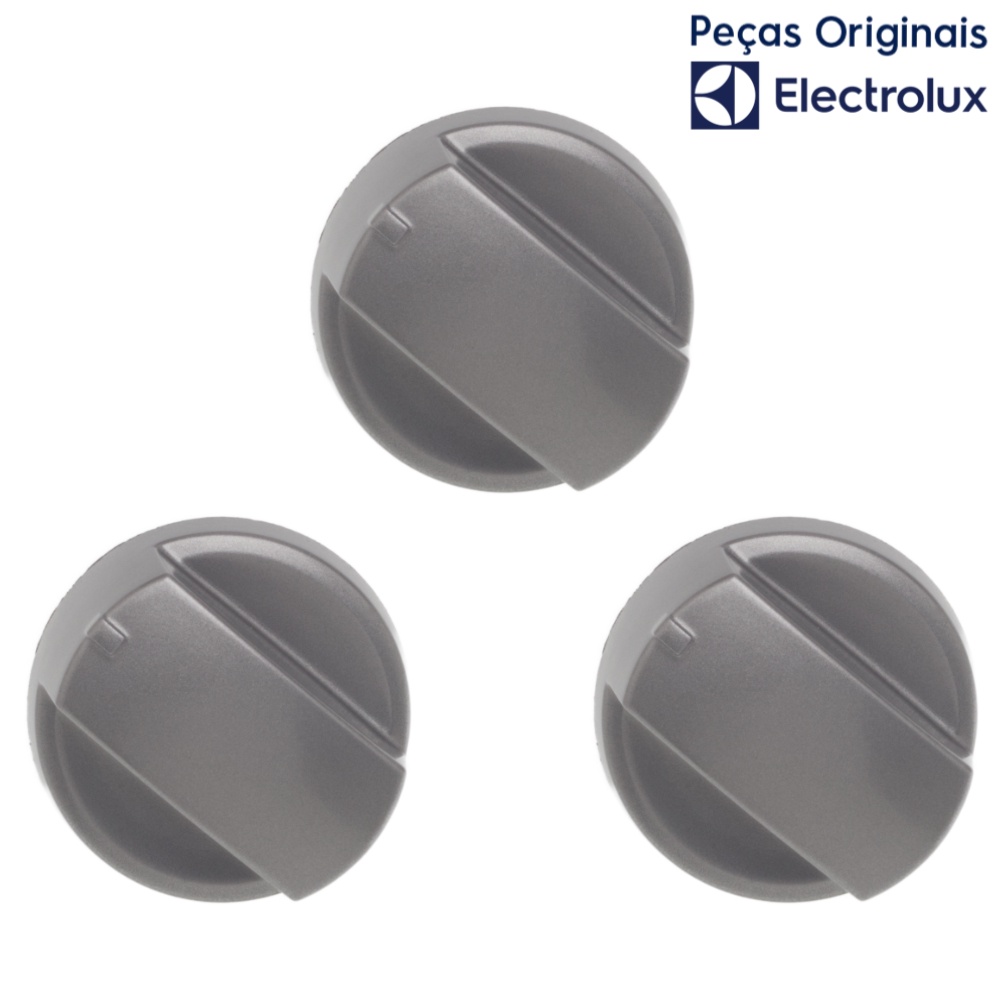 Kit com 3 Botões para para Forno Electrolux OE8MX e OG8MX