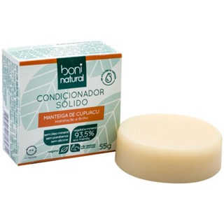 Condicionador Sólido Vegano Manteiga de Cupuaçu 55g - Boni Natural