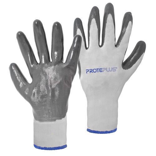 Luva Tricotada em Poliéster Banho Nitrílico PPM04 PROTEPLUS N9 em Oferta na Shopee