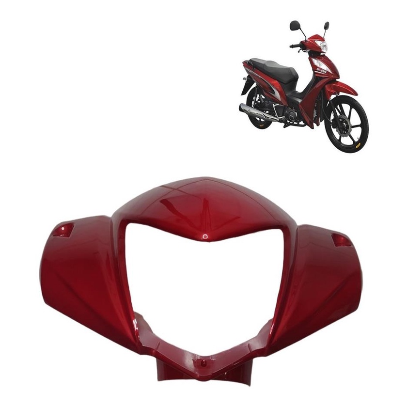 Carenagem Farol Jet Shineray Vermelha 50cc 125cc Xy