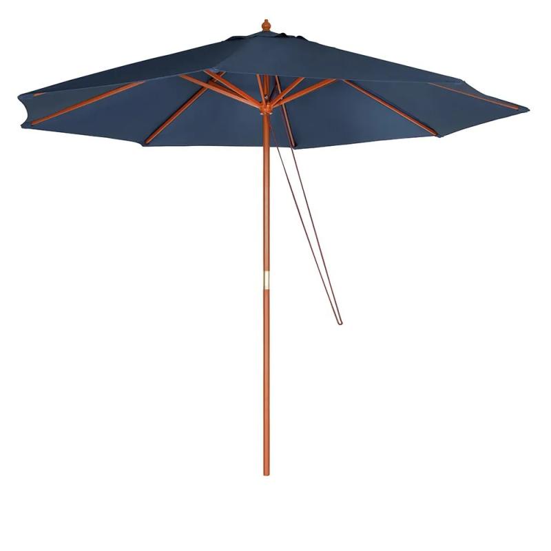 Ombrellone 3 Metros Diâmetro Azul Cabo Madeira 009167 MOR em Oferta na Shopee