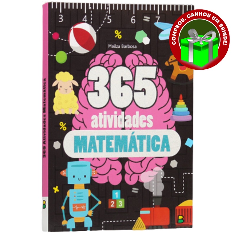 Livro 365 Atividades Matemática | Mailza Barbosa Crianças Filhos Infantil Desenho