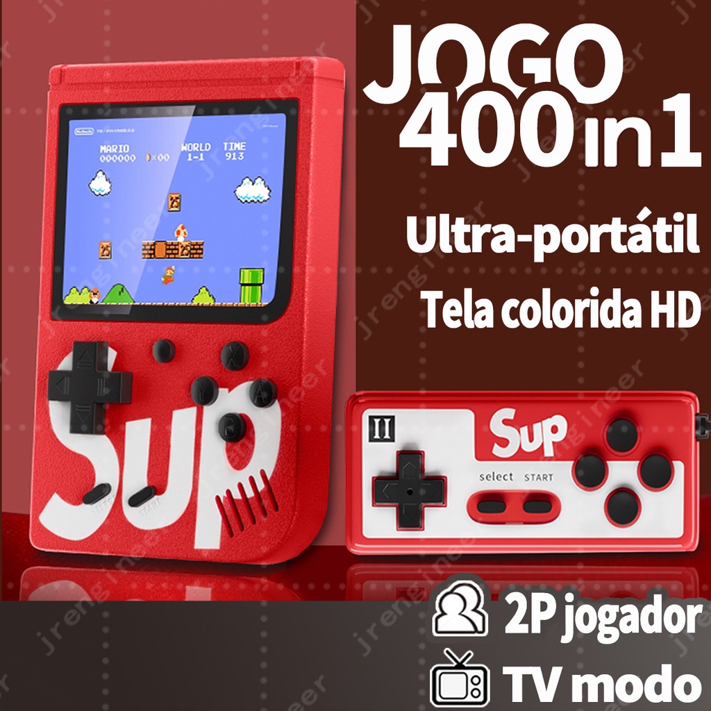 Mini Vídeo Game Boy Portátil 500 Jogos Retrô Clássicos Jogo para