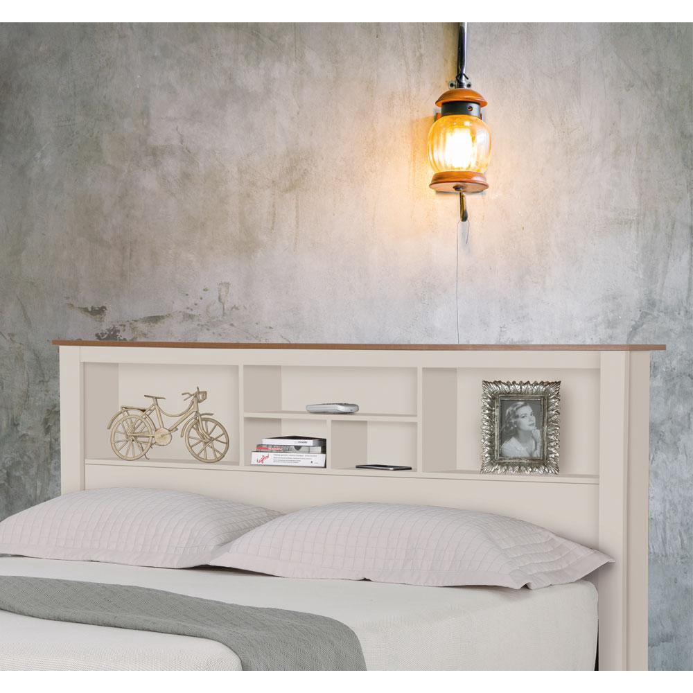 Cabeceira Casal Quarto Havana Com Nichos em Oferta na Shopee