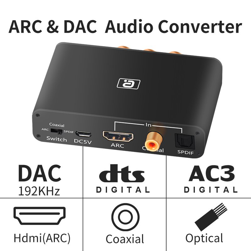 Adaptador hdmi arc a jack hot sale