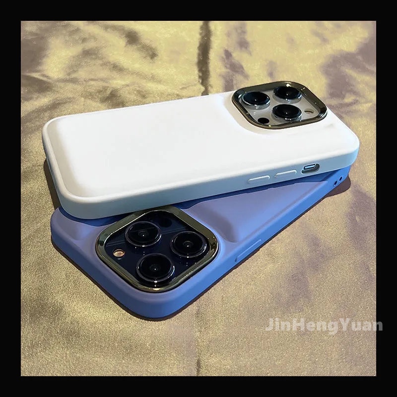 Capa De Silicone Bolha De P o Para IPhone 14 13 12 11 Pro X XS Max 7 8 